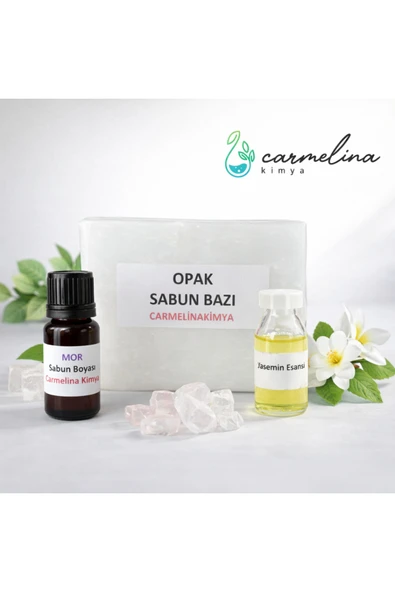Opak Sabun Yapım Seti-2 (mor-yasemin) ürün görseli 1