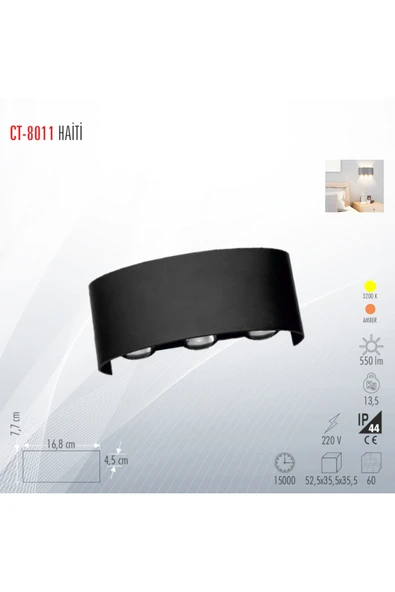 Cata CT-8011 HAİTİ MODERN LED APLİK ürün görseli 1