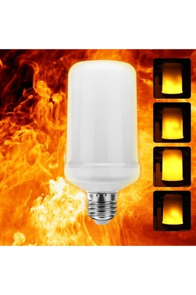5w Alev Efektli Ampul Alevli Led Işık Şömine Ateş Lamba ürün görseli 1