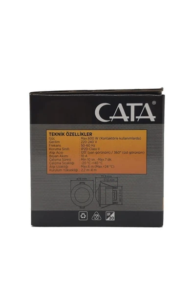 Cata Ct- 9242 Sıva Altı Hareket Sensörü - Resim 7