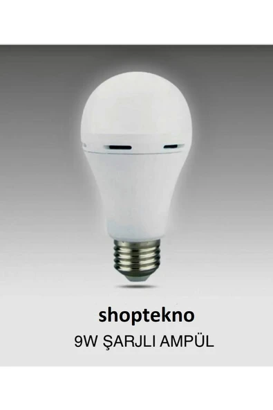 12w Şarjlı  Led Ampul 6-8 Saat ürün görseli 1
