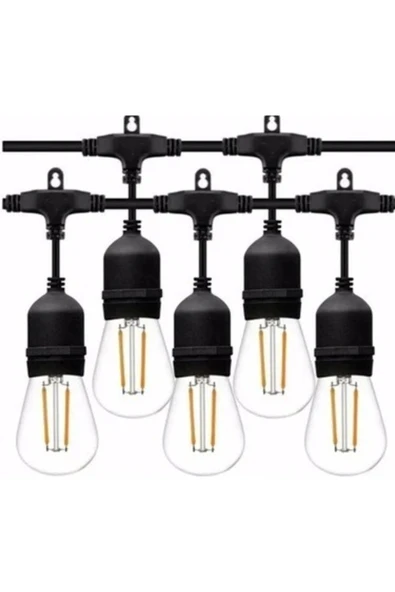 Cata CT-7069 IP65 Su Geçirmez Dış Mekan Sarmaşık Lamba 5 Metre 5 Duylu E27 Bahçe ve Teras Aydınlatma ürün görseli 1