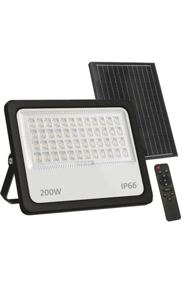 Cata Ct-4649 150w 6400k Beyaz Kumandalı Led Solar Projektör ürün görseli 1