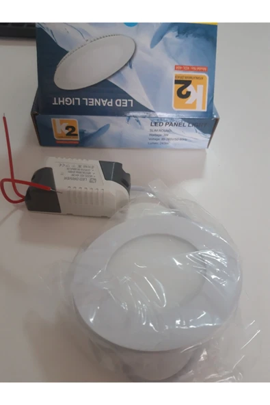 GLOBAL KENDAL ELEKTRİK Kendal Kdl-404 Led Panel Armatür 3w Beyaz Işık ürün görseli 1