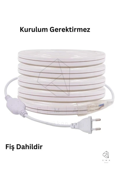 ENFE KCL060 100 Metre Cob Şerit Neon 800 Lümen LED 220V Günışığı (IP65 Dış Mekan Uyumlu) Beyaz ürün görseli 1