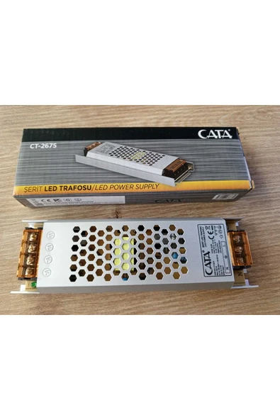 Cata 12,5 Amper 150w Ultra Slim Şerit Led Trafosu Ct-2675 ürün görseli 1