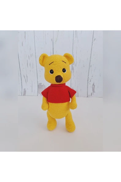 Amigurumi Winnie the pooh Örgü Oyuncak, Amigurimi ürün görseli 1