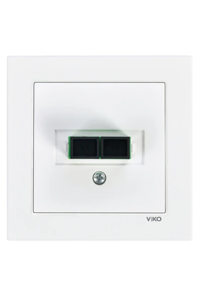 VİKO Fiber Optik Konnektör Beyaz (Çerçevesiz) 90967X23 ürün görseli 1