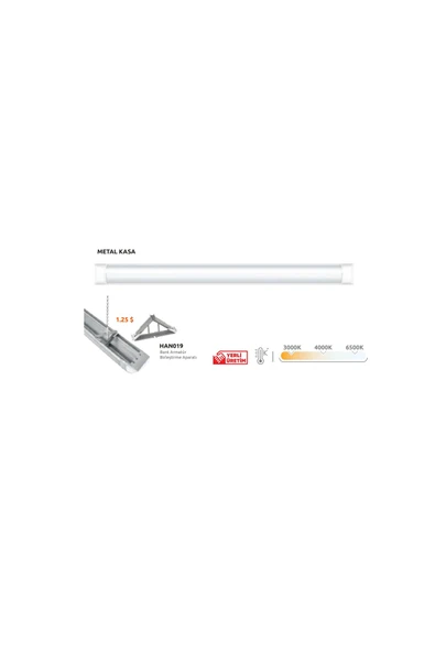 ENFE 40W-BEYAZ LED BANT ARMATÜR - Resim 2