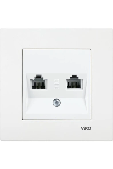VİKO Meridyen Data-nümeris Telefon Prizi (rj45 Cat5e - Rj11) ürün görseli 1