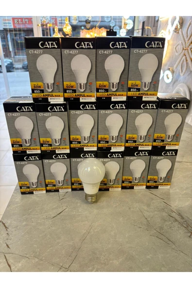 Cata CT-4277 15'Lİ 9W LED AMPÜL 6400K BEYAZ IŞIK RENGİ ürün görseli 1