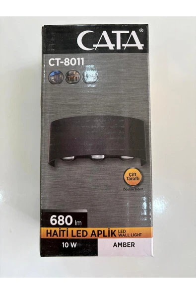 Cata CT-8011 680LM 10W ÇİFT TARAFLI AMBER SARI İŞİK HAİTİ LED APLİK 1 ADET ürün görseli 1