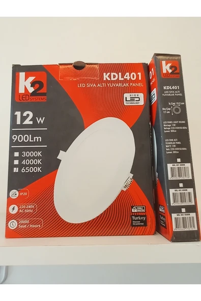K2LED Sıva altı Spot 12 W ürün görseli 1