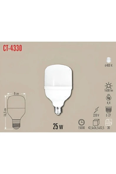 Cata CT-4330 25w TORCH AMPUL - Resim 3