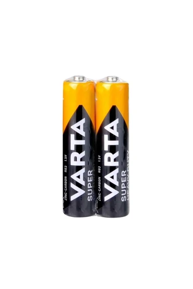 Varta Pil Super Heavy Duty 1.5V Micro Zinc-Carbon AAA 2 li Shirink ürün görseli 1