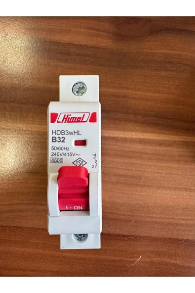 ENFE HİMEL 1x32A B 4,5kA Otomatik Sigorta Devre Kesici (10'lu) ürün görseli 1