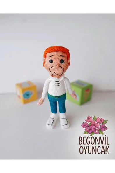 Amigurumi Jetgiller Baba Georga, Örgü Oyuncak Erkek ürün görseli 1