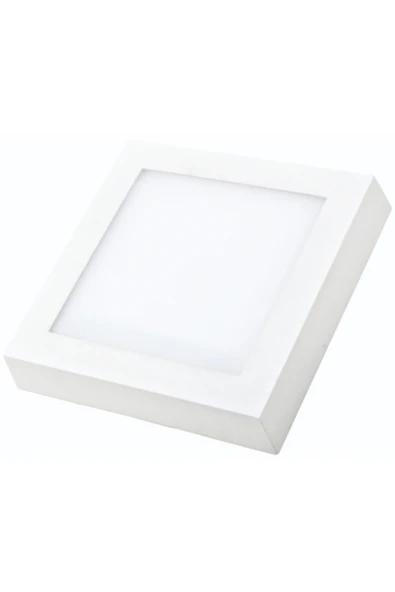 K2 KDL433 Sıva Üstü Kare LED Panel 24W 1920 Lümen, Beyaz Kasa, Alüminyum Gövde ürün görseli 1