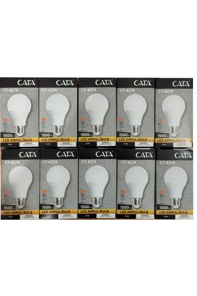 Cata Led Ampul Günışığı 10 Adet Ct-4274 3200k 15 Watt ürün görseli 1