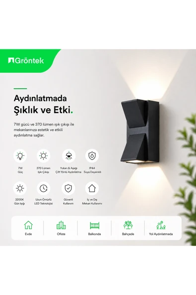 Cata 7W RODOS LED APLİK - GÜN IŞIĞI 3200K ürün görseli 1