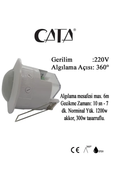 Cata Ct- 9242 Sıva Altı Hareket Sensörü - Resim 2