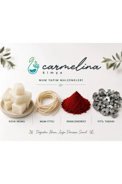 Soya Wax Mum Yapım Seti- 5 ürün görseli 1