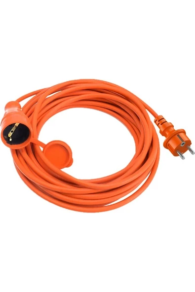 Bylion 20 Mt Uzatma Kablosu 3 x 1,5mm Ttr Fiş - Priz Erkek - Dişi Seyyar Ara Kablo IP44 BEC-20315-F - 940-3 ürün görseli 1