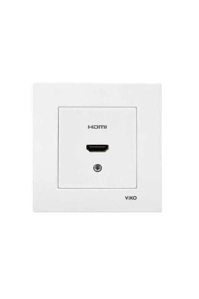 VİKO Karre/Meridian HDMI Bağlantısı İçin Konnektör Beyaz (Çerçevesiz) 90967Z68 ürün görseli 1