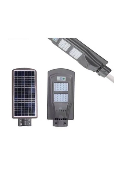 Cata Solar'lı Sokak Armatürü - Güneş Enerjili Sokak Aydınlatma Armatürü Ct-4691 60 Watt ürün görseli 1