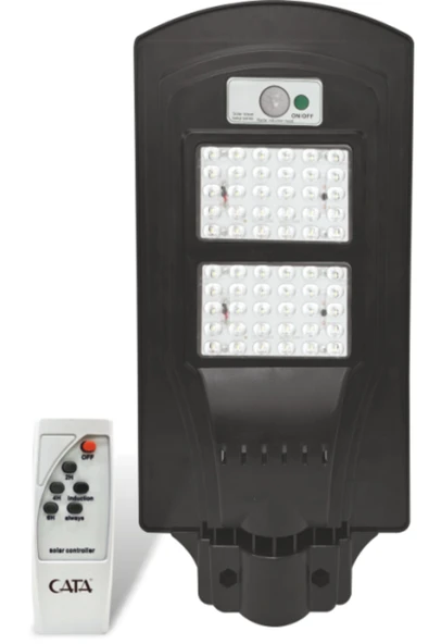 Cata CT 4691 Solar Güneş Enerjili 120W Sensörlü Sokak Armatür 6400K Beyaz Işık ürün görseli 1