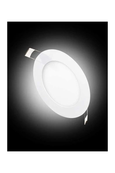GLOBAL KENDAL ELEKTRİK Global K2 KDL400 6W 6500K Beyaz Smd Yuvarlak Slim Led Panel ürün görseli 1