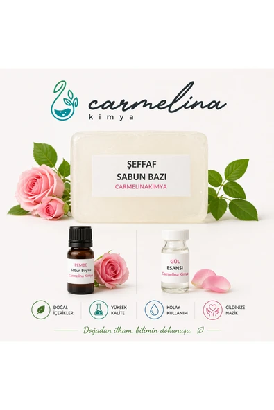 Sabun Yapim Seti, Gül Esansi Ve Pembe Boya ürün görseli 1