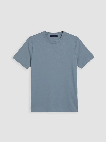 LCWAIKIKI Classic Mavi Loose Fit Basic Dry Touch Tişört - Resim 6