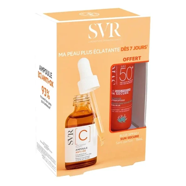SVR Ampoule Anti-Ox C 30 ml + Blur SPF 15 ml ürün görseli 1