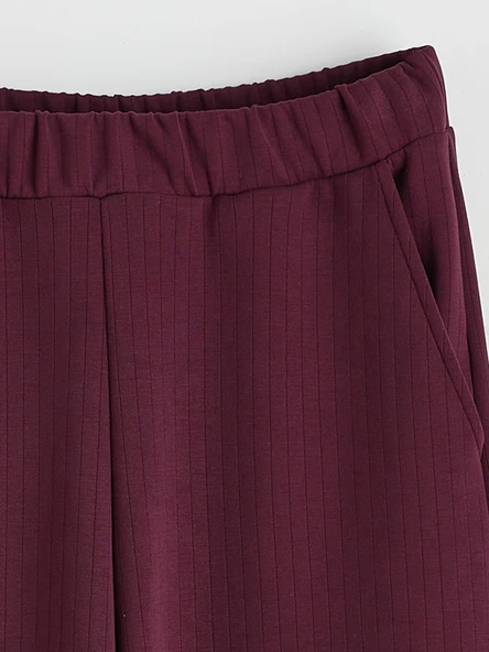 LCW EVERYDAY Bordo Eşofman Altı - Resim 5