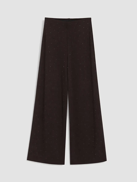 LCW Modest Kahverengi Taşlı Soft Touch Kadın Eşofman Altı ürün görseli 1