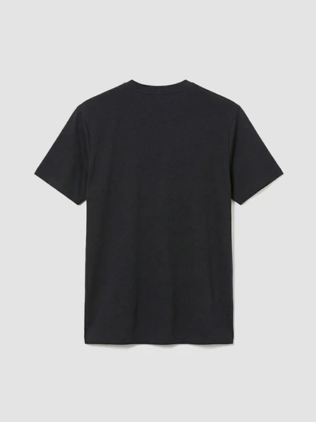 LC WAIKIKI Siyah Regular Fit  Basic Tişört - Resim 6