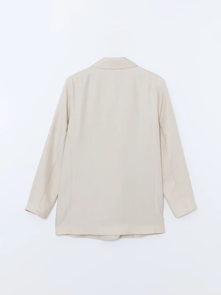 LCW Vision Bej Kadın Blazer Ceket - Resim 6