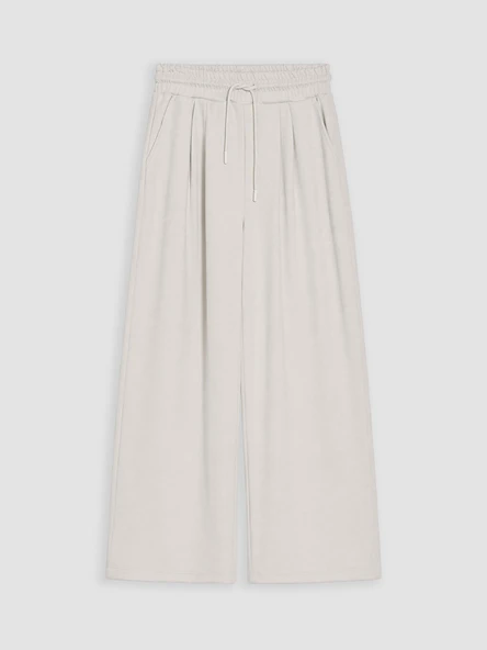LCW Modest Bej Soft Touch Kadın Eşofman Altı - Resim 5