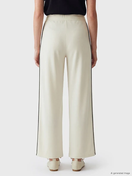 LCW Modest Bej Soft Touch Kadın Eşofman Altı - Resim 4