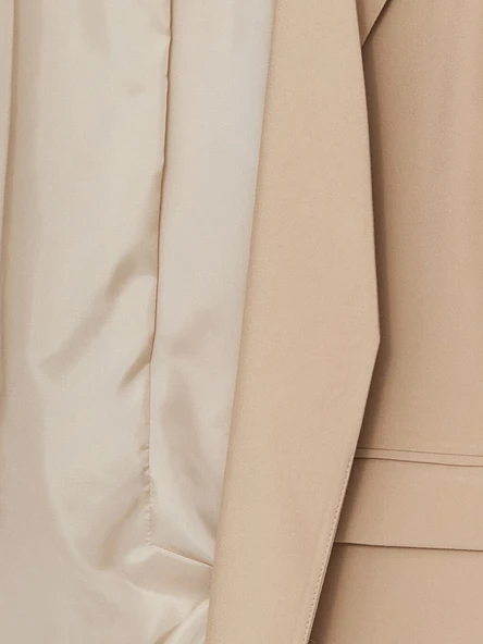 LCW Modest Bej Kadın Blazer Ceket - Resim 6