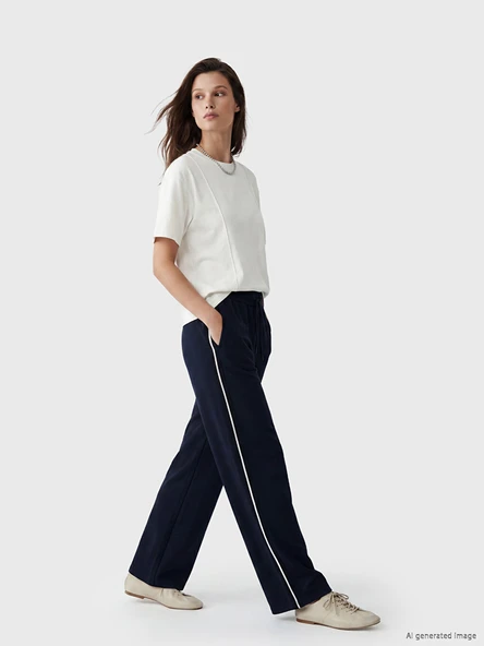 LCW Modest Lacivert Soft Touch Kadın Eşofman Altı ürün görseli 1