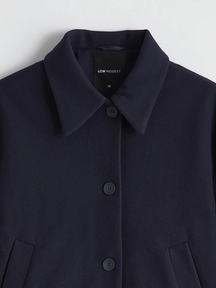 LCW Modest Lacivert Yelek - Resim 7