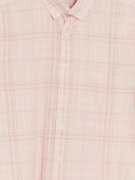 LCWAIKIKI Classic Pembe Gömlek - Resim 5