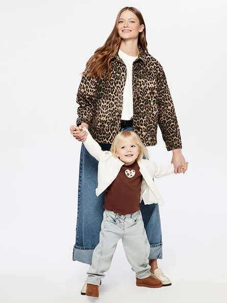 LCW Kids Mavi Beli Lastikli Kız Çocuk Jean Pantolon ürün görseli 1