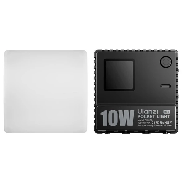 Ulanzi C10RGB 10W Pocket Video LED Işık - L205 ürün görseli 1