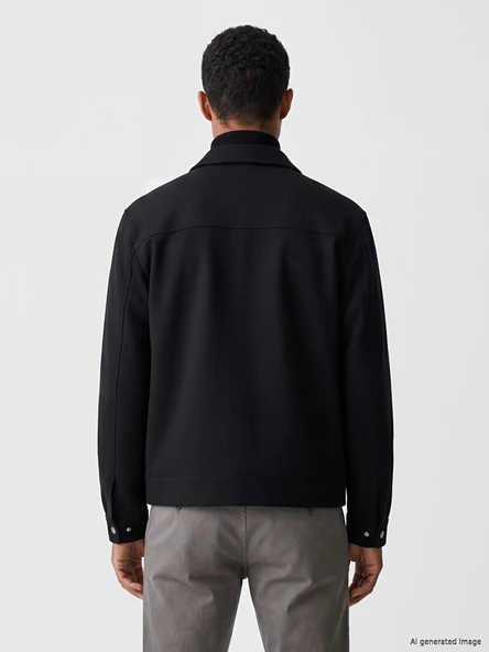 LCW Vision Siyah Regular Fit Erkek Ceket - Resim 4