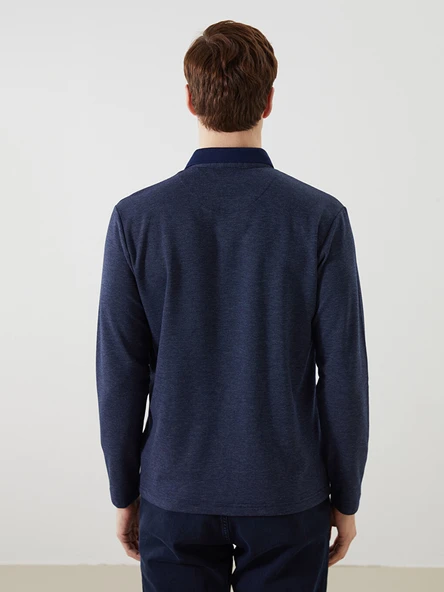 LCWAIKIKI Classic Lacivert Sweatshirt - Resim 4