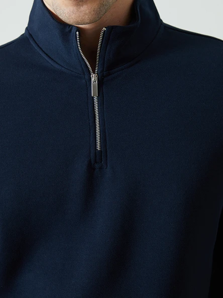 LCWAIKIKI Classic Lacivert Sweatshirt - Resim 3
