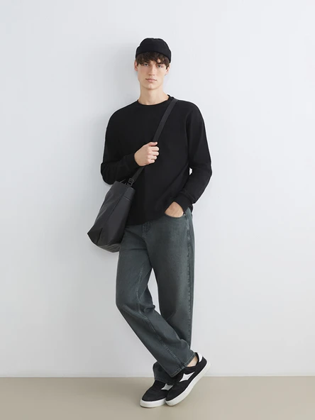 LCW Jeans Yeşil 745 Baggy Fit Erkek Jean Pantolon ürün görseli 1